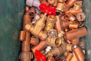 Copper brass hydraulic fittings valve