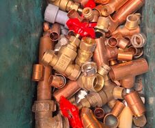 Copper brass hydraulic fittings valve
