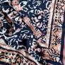 Navy & pink silk-like scarf Dunnes Stores large Image 4