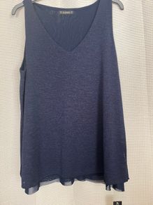 Double Layer Fine Knit Top