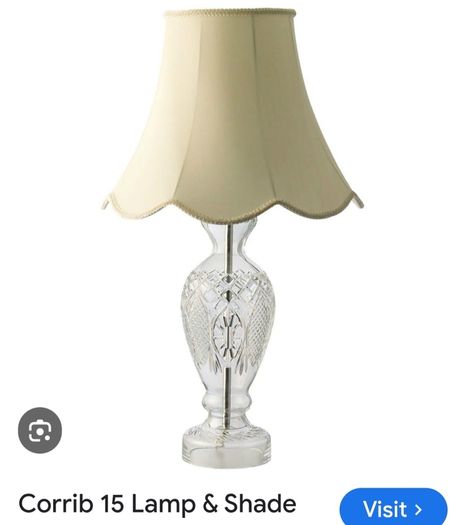 Galway Crystal lamp