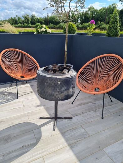 black fire pit
