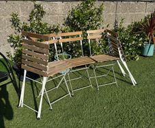 Set of 5 Garden chairs - very sturdy