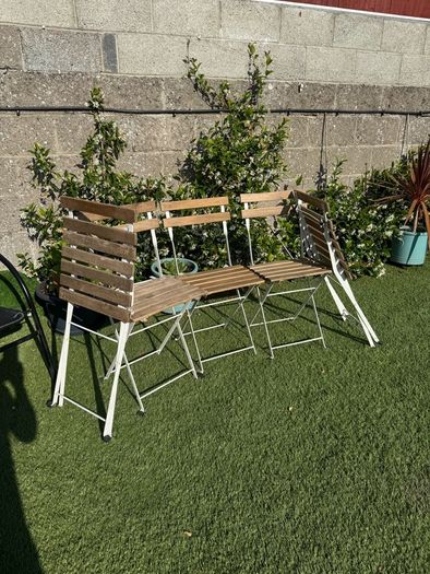 Set of 5 Garden chairs - very sturdy