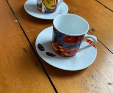 Collectors items- Knuttle for Tipperary Crystal Espresso Cups & Saucers