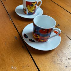 Collectors items- Knuttle for Tipperary Crystal Espresso Cups & Saucers