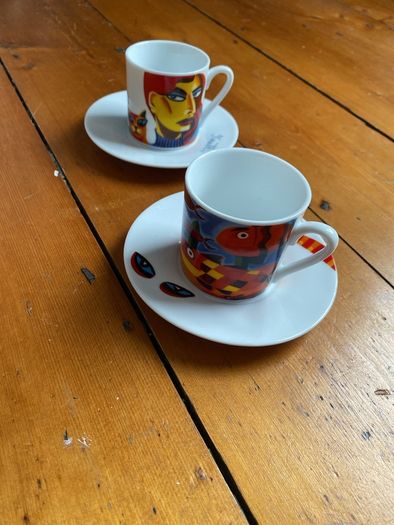 Collectors items- Knuttle for Tipperary Crystal Espresso Cups & Saucers