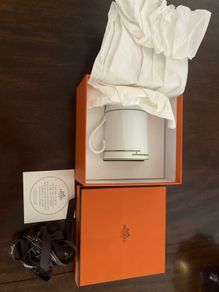 Hermes RHYTHM H Deco porcelain mug