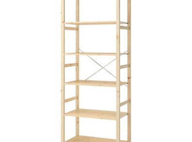 IKEA IVAR Shelving Unit 89x30x179cm 6 Shelves Solid Pine