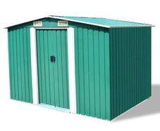 Garden Storage Shed Green