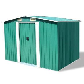 Garden Storage Shed Green