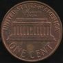 1961 U.S.A. Lincoln Memorial One Cent Coin Image 2