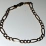 Vintage 9ct Gold Figaro Bracelet Image 10