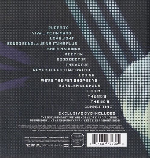 Robbie Williams "Rudebox" CD + DVD Special Edition