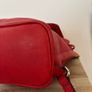 Coach pebble leather red backpack Image 5