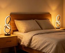 2 Unique Spiral-designed Desk Lamps with USB-powered Three-color Adjustable Warm and Romantic LED Lights, Suitable for Bedroom, Living Room, Study, and Hotel Room Bedside Decoration
