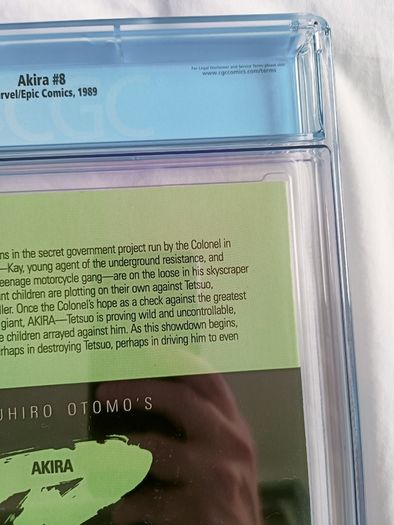 Akira Issue 8 CGC 9.8 Certified Graded Comic Framed DC Marvel