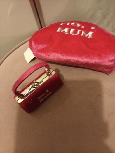 mothers day matching make up purse and coin purse