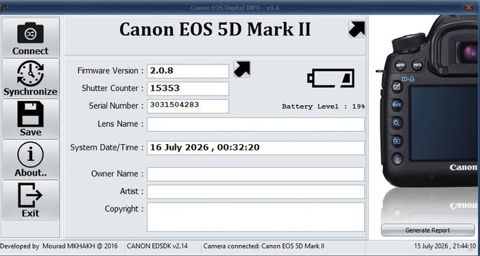Canon EOS 5D Mark II body with extras