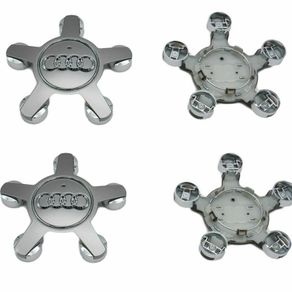 4pcs 135mm Car Wheel Alloy Center Caps Hub Emblem For Audi Q5 Q7 A4 A6 A7 S4 S6 Q5 TT R8
