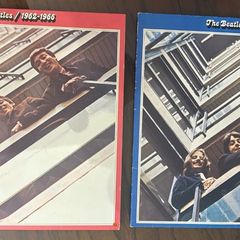 Collector's condition German 1st pressings from 1973. Matching Sonopress Contract Pressings.  The Beatles - The Red Album & The Blue Album. All vinyl looks unplayed. Price is for both. I won't split so please don't ask.