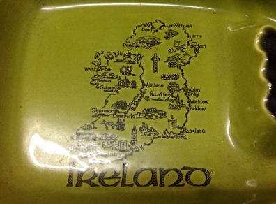 Vintage Ashtray ( Ireland ) 1970s