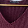 Mango Burgundy Knitted Dress Image 3