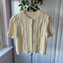 cardigan Bnwot statement lemon short sleeve cardigan size 12 Image 3