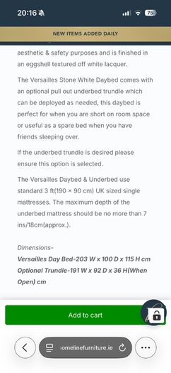daybed/sofa bed/single bed with trundle