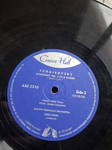 Tchaikovsky Vinyl Lps