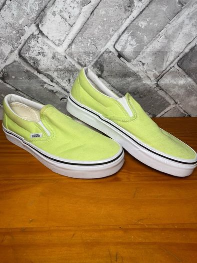 Vans Off The Wall Ladies Like Green Slip-on UK4 EUR36.5