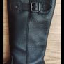 Clarks Originals Black Pebbled Leather Tall Knee High Boots  UK 6 / EU 39 Image 10