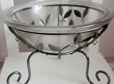 Glass and Metal Centerpiece