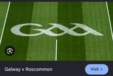 Roscommon v Galway GAA match