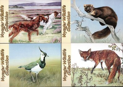 1993 Ireland An Post Set Voyager Wildlife Collection Postcard Mint.