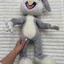 Bugs Bunny Vintage 1992 Plush Large approx. 30 Warner Bros Mighty Star Loony Tunes DAmaged eyes Dirty Used Please see pictures Image 2