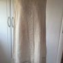 dress Bnwot 100% linen dress size 12 oatmeal with tie neck detail & lace base summer dress Image 5