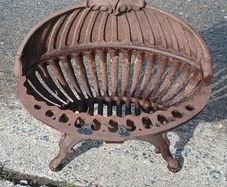 vintage fire grate.