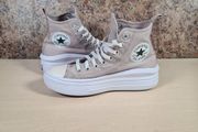 Womens Converse All Stars Move Hi Tops Chuck Taylor Size Uk 4 Eu 37 (AT1)
