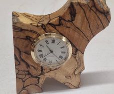 Wooden cow clock