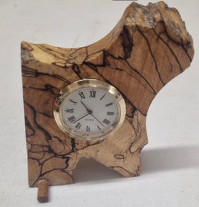 Wooden cow clock
