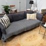 Large Charcoal Grey 3 Seater Sofa, Excellent Condition Image 5