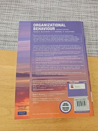 Organizational behaviour book