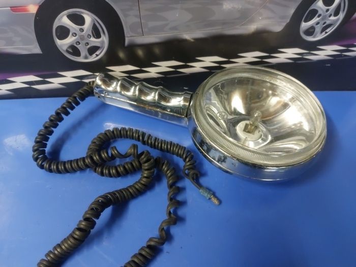 Chrome hand held spot light