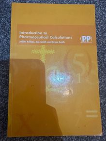 Introduction to Pharmaceutical Calculations  Pharmacy Textbook