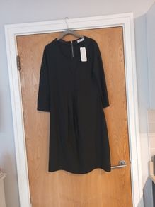 Primark Black Maternity  Dress. S.14.    B.N.W.T
