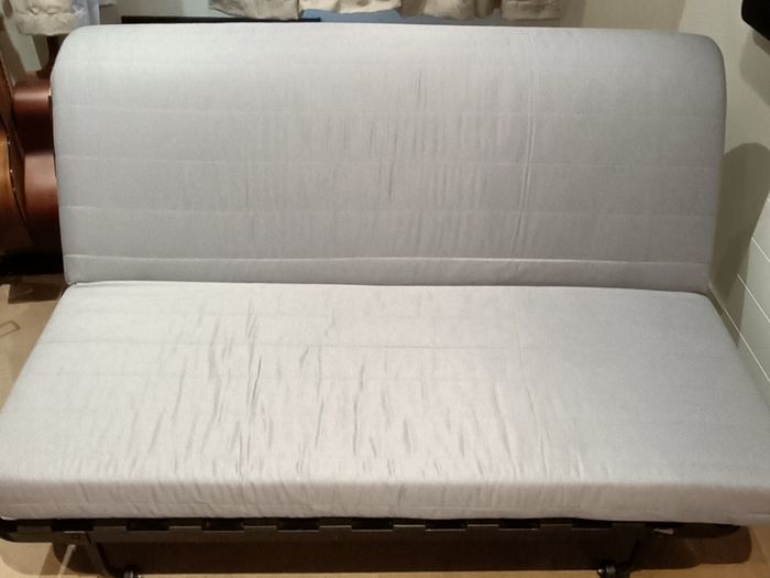 LYCKSELE LOVAS 2 seat sofa bed Vansbro dark grey