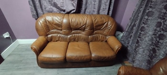 Leather Sofa 3+1+1