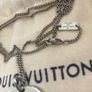 Louis Vuitton Monogram Rocket Pendant Locket Necklace Silver Image 4