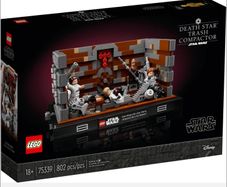Retired Lego Star Wars 75339 Death Star Trash Compactor Diorama